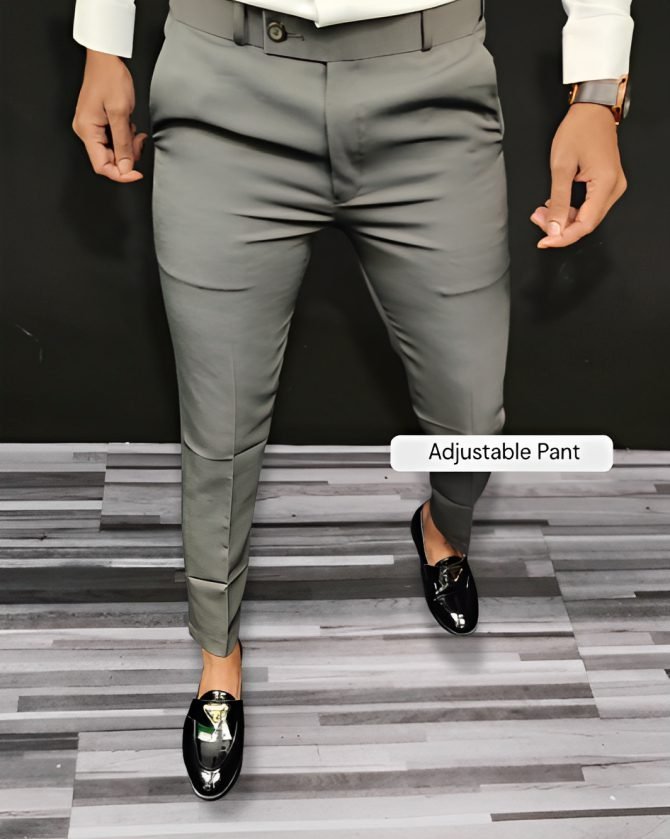 Adjustable Belt Pant Brown