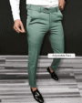 Adjustable Belt Pant Light Green