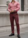 Pink Shirt & Purple Pant Combo