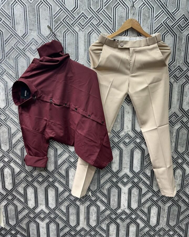 Satin Shirt and Pant Combo
