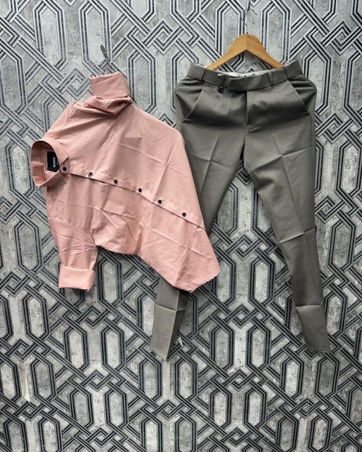 Satin Shirt and Pant Combo