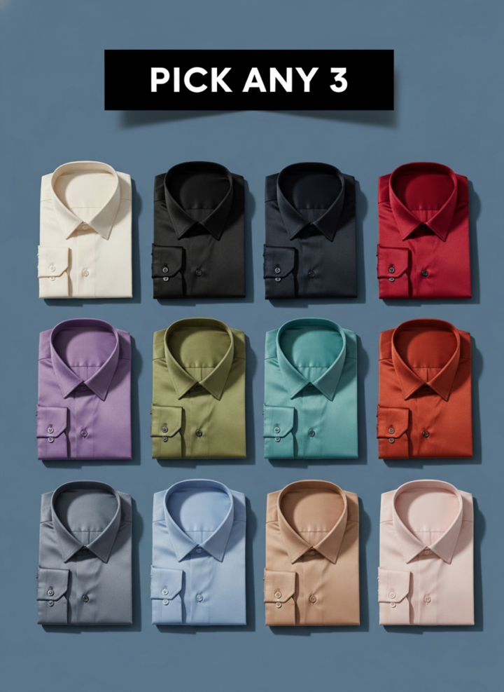 Pick Any 3 - Plain Satin Combo