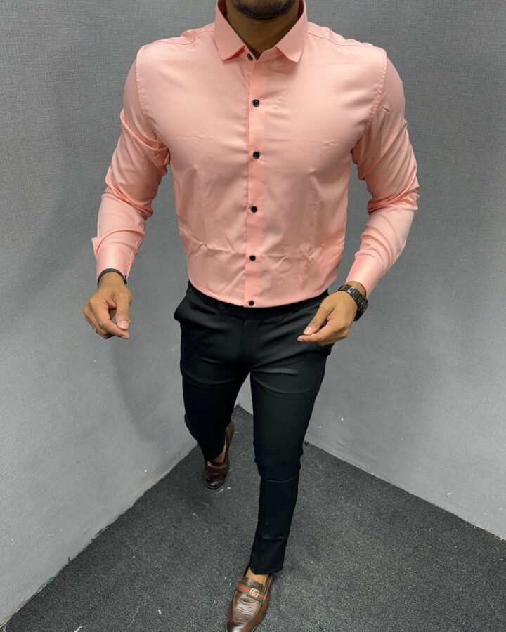 Satin Shirt Pink