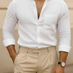 White Pure Linen Shirt